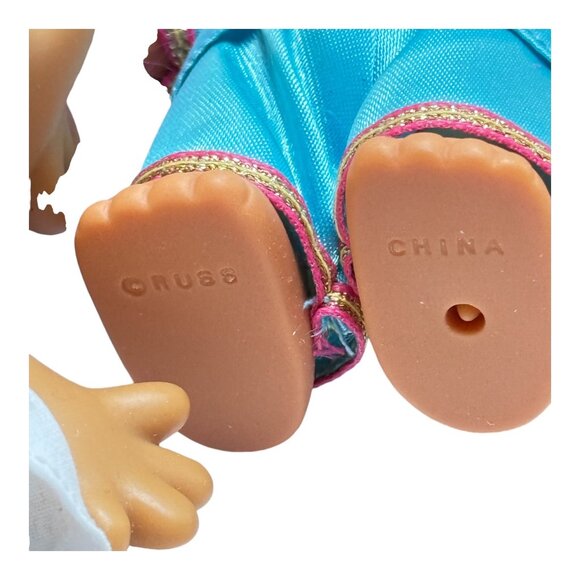 Russ Troll Doll Lot 4  Greek China Excercise Boxer 5 inch Vintage 1990s - Picture 7 of 12